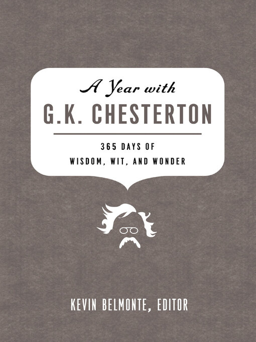 Title details for A Year with G. K. Chesterton by Kevin Belmonte - Available